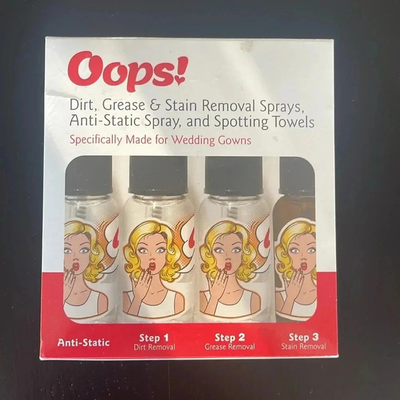 NWT Oops! Stain Removal Kit for Brides, Wedding Day, Bridal Shower - Picture 2 of 6